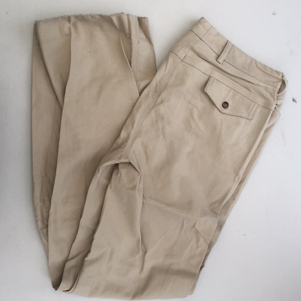 9/10 express slacks cream